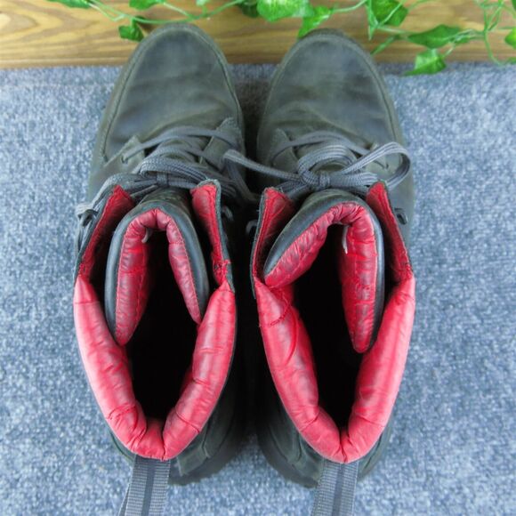 The North Face Men Snow Boot Black Leather Lace Up Size 13 Medium‎ - Picture 6 of 10